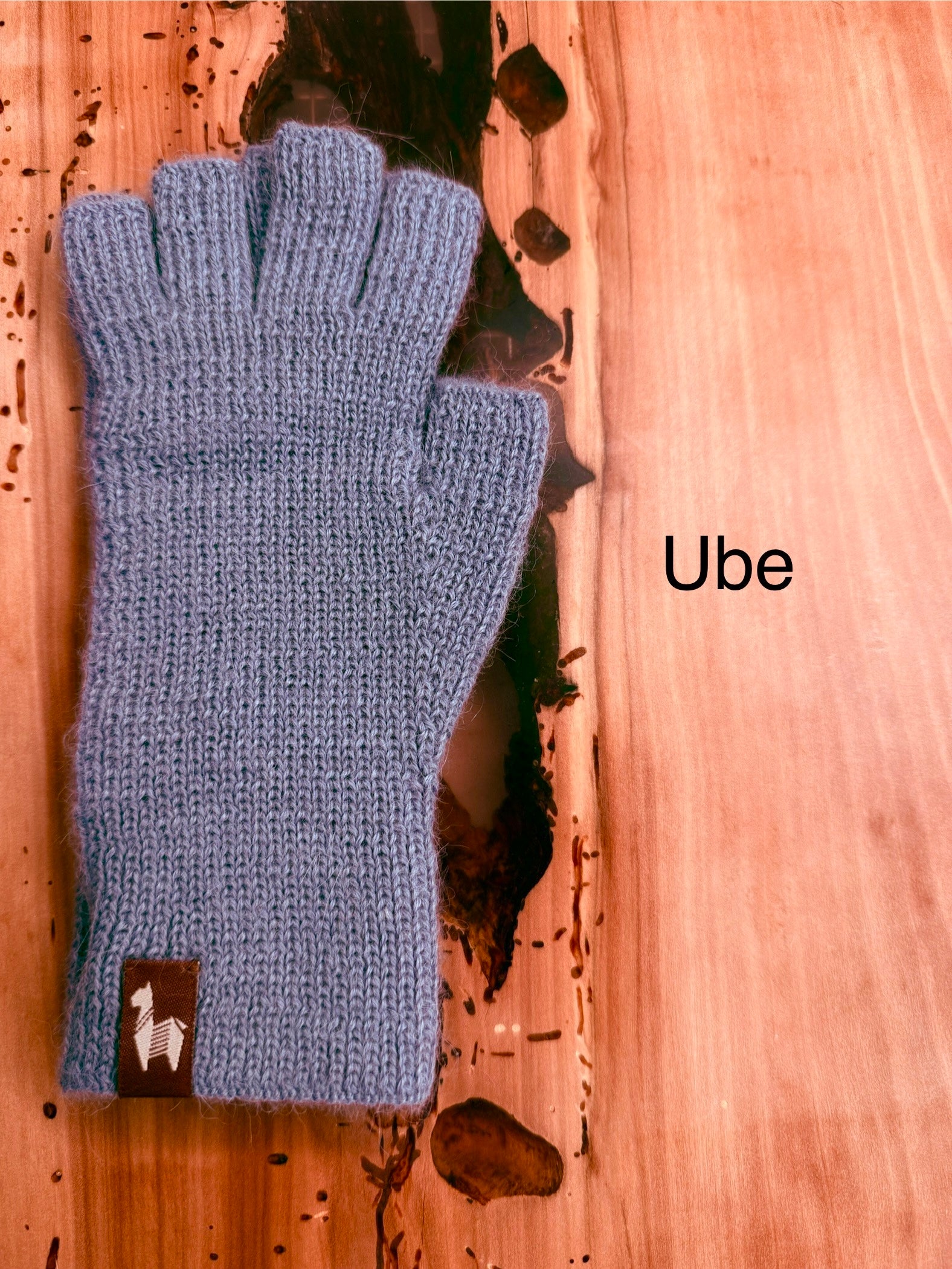 Women’s Alpaca Half Finger Gloves