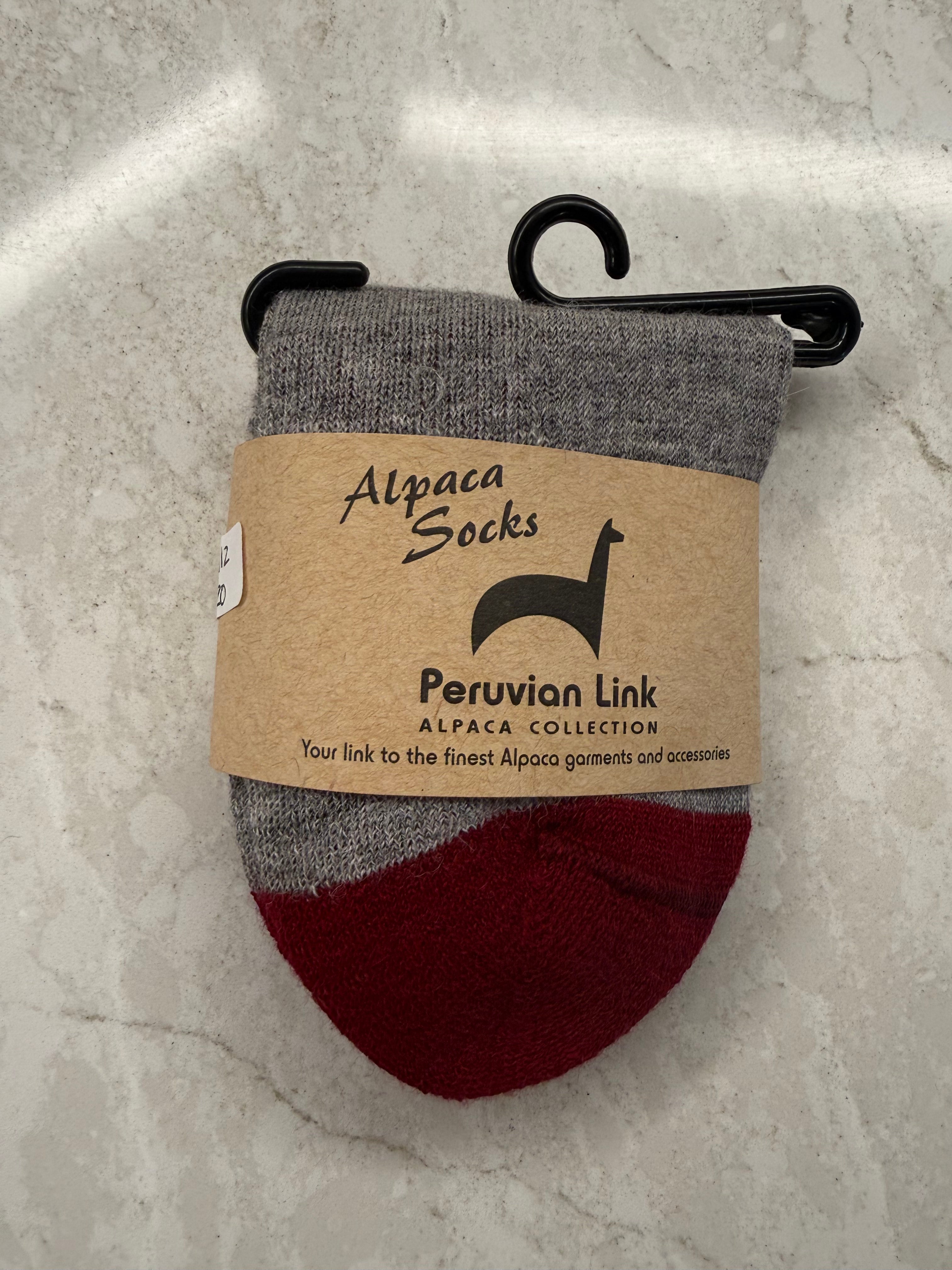 No-Show Cushioned Baby Alpaca Socks