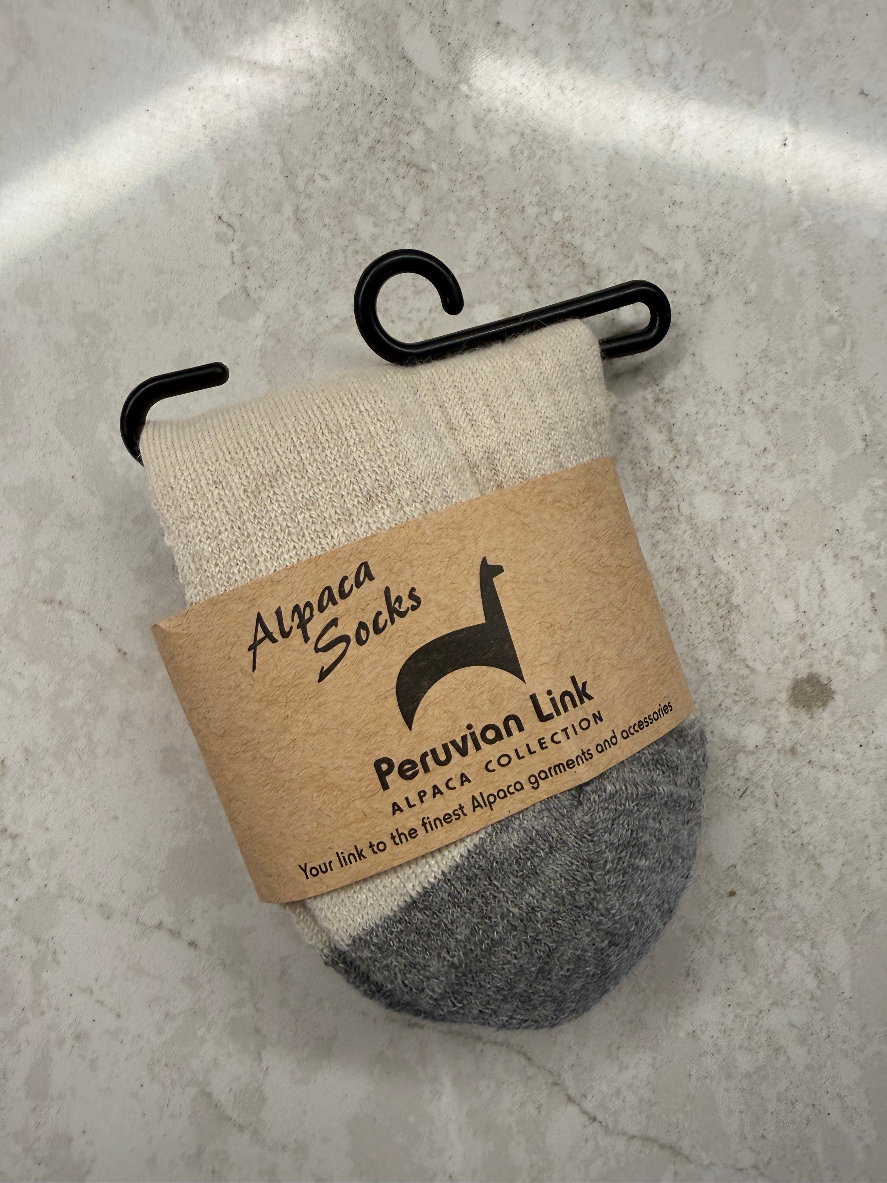 No-Show Cushioned Baby Alpaca Socks